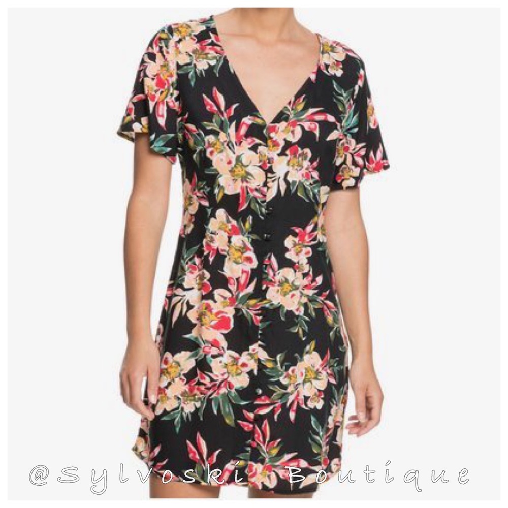 🔥 Roxy Women's Damage Love Dress NWT - Picture 4 of 9
